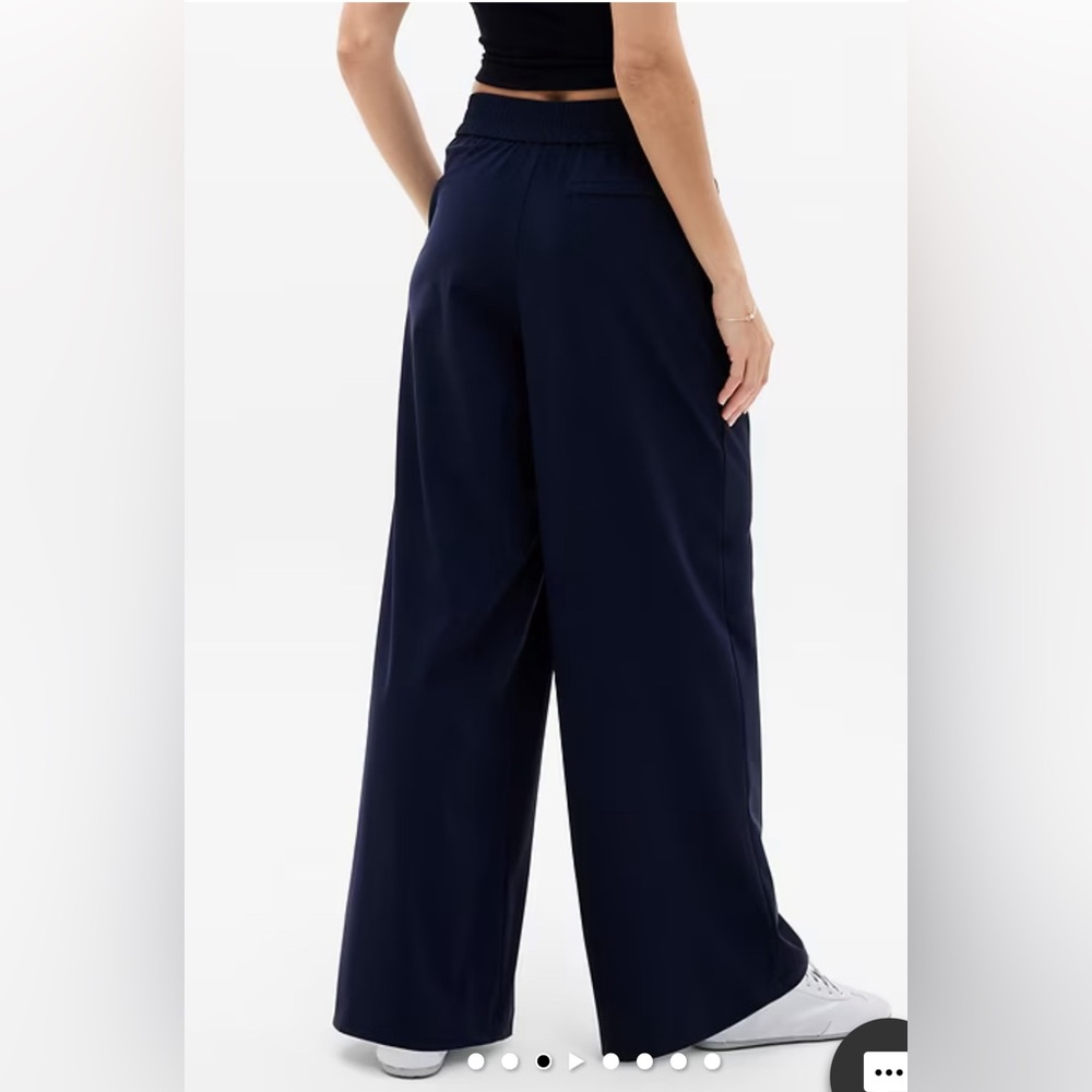Athleta Navy Wide-Leg High-Rise Pants - Picture 5 of 8
